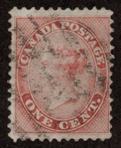 Canada Scott 14 One-cent Victoria used 2021 cv $90