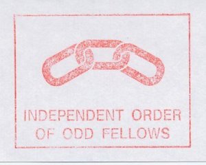 Meter cut Netherlands 1999 Independent Order of Odd Fellows