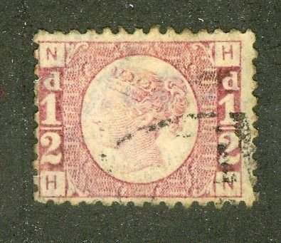 1081 GBx 1870 #58 pl 1 used SCV $90.00 (offers welcome)