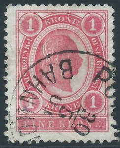 Austria, Sc #83, 1kr Used