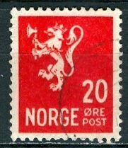 Norway; 1940: Sc. # 196: Used Single Stamp