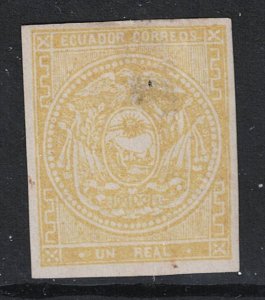 Ecuador SC# 4 MNG / Thin to Front (Pinhole) - S30657