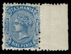 AUSTRALIA - Tasmania QV SG148, 9d blue, M MINT. Cat £30. PERF 11½