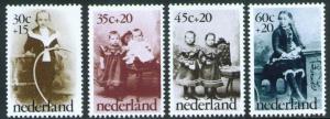 Netherlands Scott B505-508 MNH** 1974 semi-postal set 