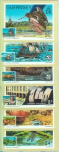 83725 - GUERNSEY - Postal History - 6 MAXIMUM CARD -  1982 INSECTS birds BOATS