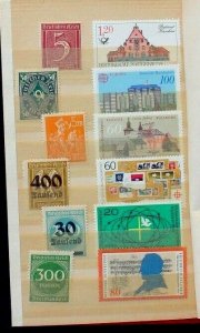 Germany Stamp Collection Lot of 95 MNH Post Office Fresh in Lighthouse Album