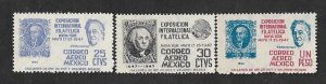 SE)1947 MEXICO, CENTENNIAL INTERNATIONAL PHILATELIC EXHIBITION NEW YORK, FRANKLI