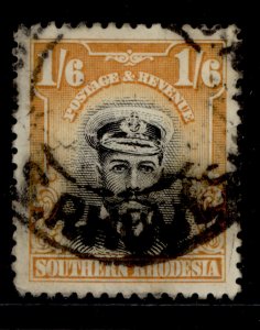 NORTHERN RHODESIA GV SG11, 2s deep brown and ultramarine, USED. Cat £42.