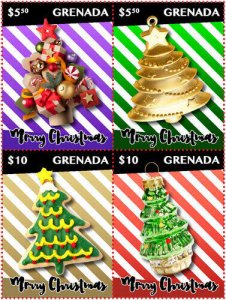 Grenada - 2016 - Merry Christmas 2016 - Set Of 4 Stamps - MNH