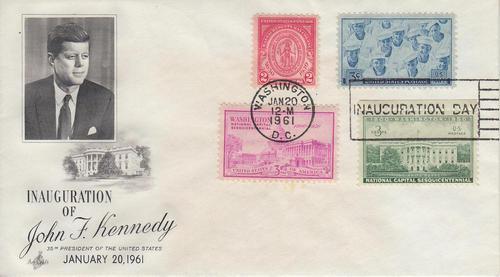 1961 John Kennedy Inaug Combo Artcraft