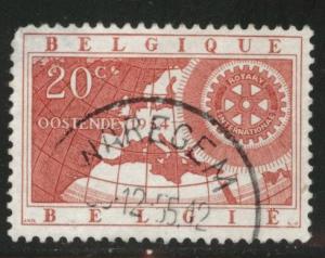 Belgium Scott 479 used Rotary Intl stamp from 1954