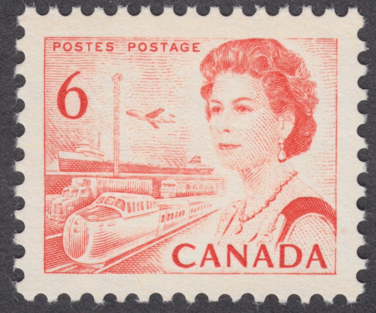 Canada - #459b QE II Centennial - DEX Gum  - MNH