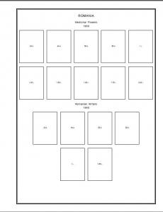 PRINTED ROMANIA 1858-2010 + 2011-2020 STAMP ALBUM PAGES (1102 pages)