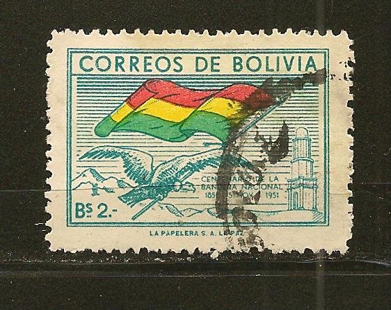 Bolivia 359 Flag Used