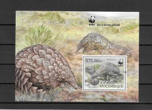 MOZAMBIQUE 2013 WWF MINISHEET MNH