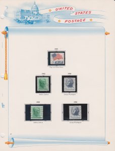 United States Postage Stamps #1208/1338 Range from/to