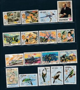 D393321 Vietnam Nice selection of VFU Used stamps