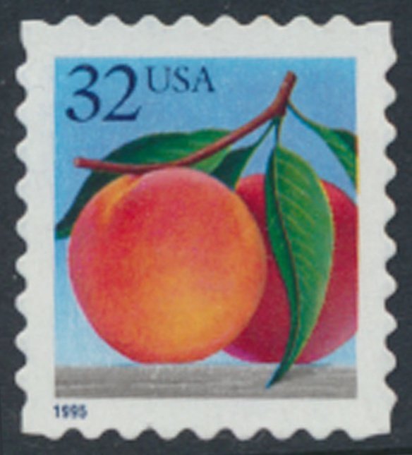 USA  SC# 2493   Used  Peach   see details & scans