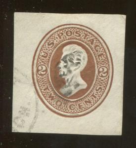 1870 United States of America Andrew Jackson 2c Postage Stamp #U78 CV $16