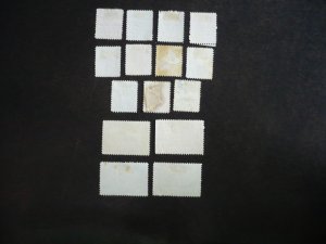 Stamps - Canada - Scott# 162-170,172-177 - Used Part Set of 15 Stamps