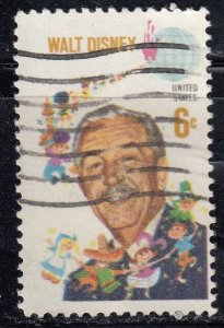 US 1968 Sc#1355 Walt Disney (1901-1966) and Children of the World Used