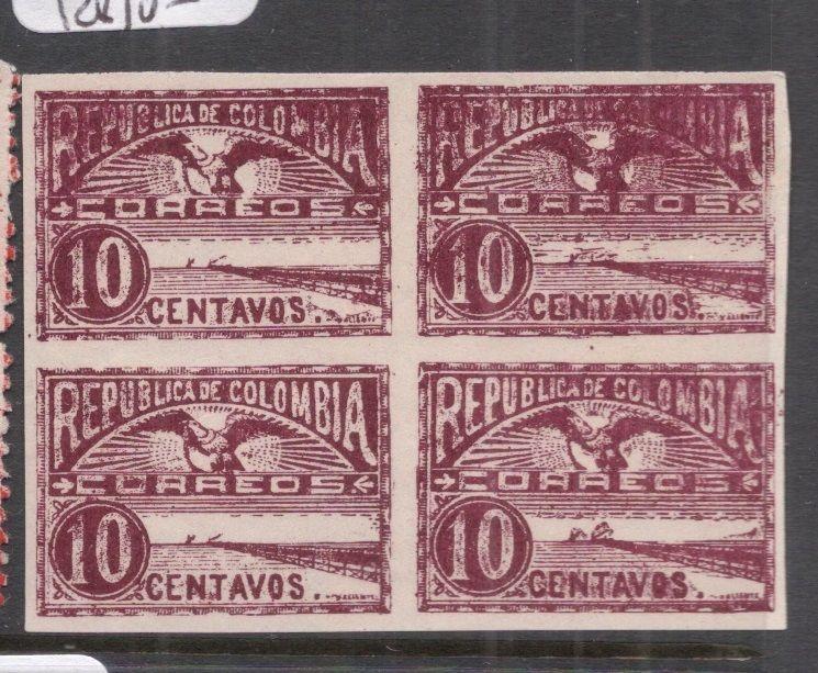 Colombia SC 200 Block of Four MNH (1dev)