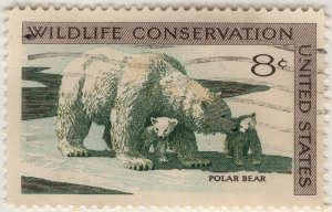 Scott 1429 - Polar Bear and Cubs - Used