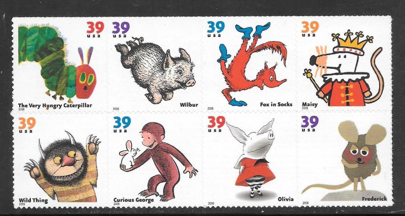 #3987-94 MNH Block of 8
