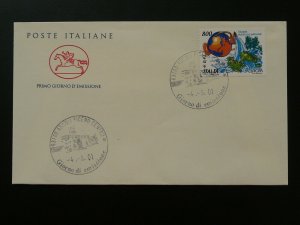 water Europa Cept 2001 FDC Italy 87691