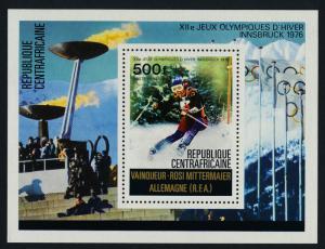 Central Africa C150 MNH Winter Olympics, Skiing