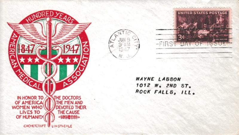 United States Scott 949 Typewritten Address.