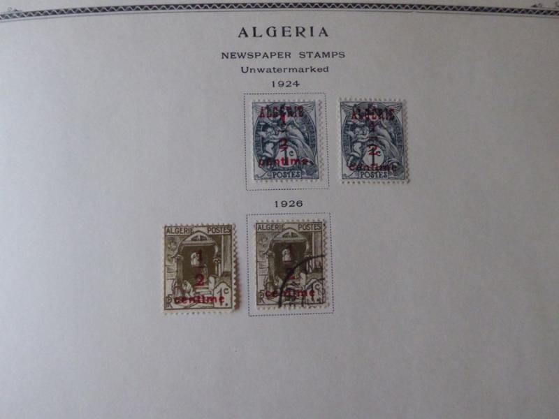 Algeria 1924-1971 Stamp Collection on Scott Specialty Album Pages