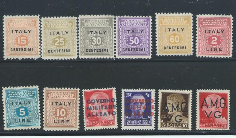 Italy 1N1-5, plus few others fv, MH