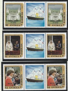 Antigua   mnh gutter pairs sc 672-674