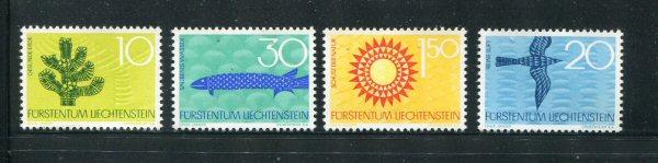 Liechtenstein #406-9 MNH