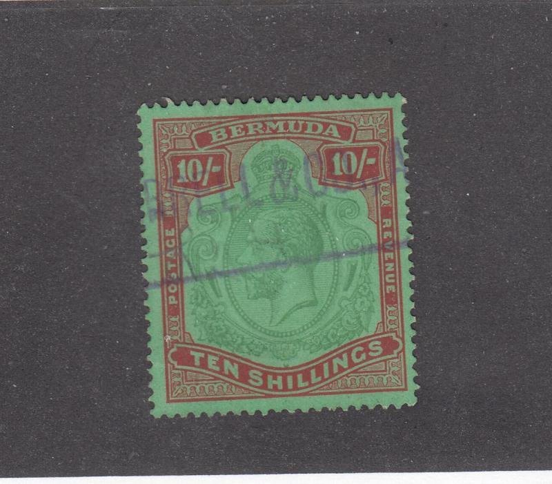 BERMUDA SCOTT REF(KK989) # 96 VF-KGV 10sh LIGHT USED CAT VALUE $300