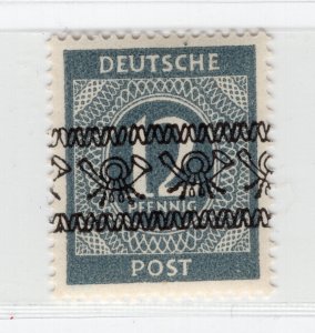 GERMANY BI-ZONE OCC ZONE 586B NET OVPT PERFECT MNH EXPERTIZED SCHLEGEL SB