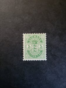 Stamps Denmark Scott #43 never hinged