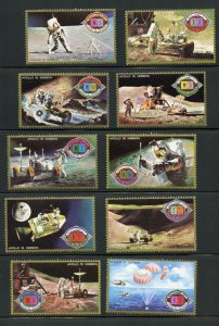 UMM AL QIWAIN APOLLO 15 MISSION SET  MINT NEVER HINGED