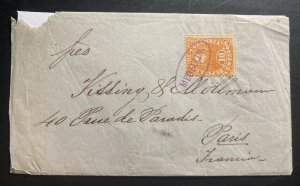 1888 Medellin Colombia Commercial Cover To Paris France