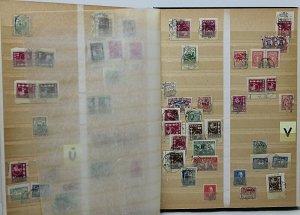 Lithuania 1920’s/30’s specialised collection of cancellations on definiti Stamps