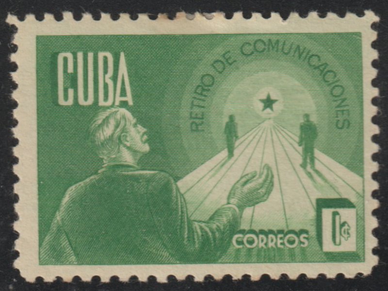 1943 Cuba Stamps Sc 381 Retirement Security NEW