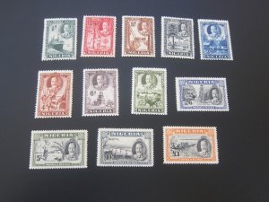 Nigeria 1936 Sc 38-49 set MH