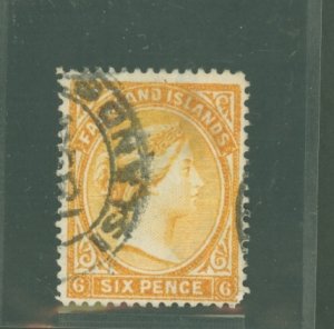 Falkland Islands #16v  Single