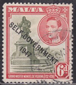 Malta 216  Antonio Manoel de Vilhena 1948