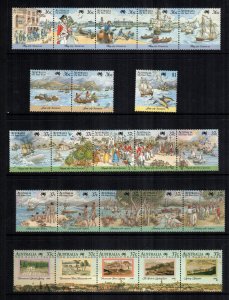 Australia  1024-1031    MNH cat $ 20.00