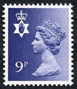 SGNI26ey 1978 N I regional 9p deep violet u/m with variety phosphor omitted