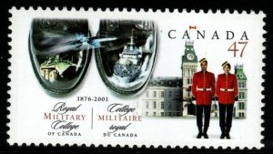 CANADA SG2086 2001 ANNIVERSARY OF ROYAL MILITARY COLLEGE MNH