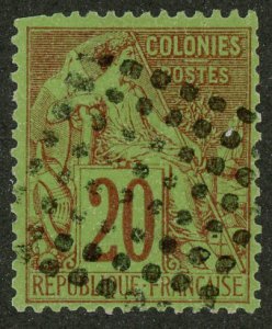 French Colonies 52 Used