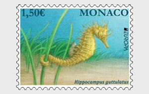 2021 Monaco Seahorse - Europa (Scott 3050) MNH